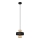 Suspension filaire VOLTA 1xE27/15W/230V noir/doré