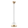 Suspension filaire YILDO 1xE27/40W/230V blanc/doré