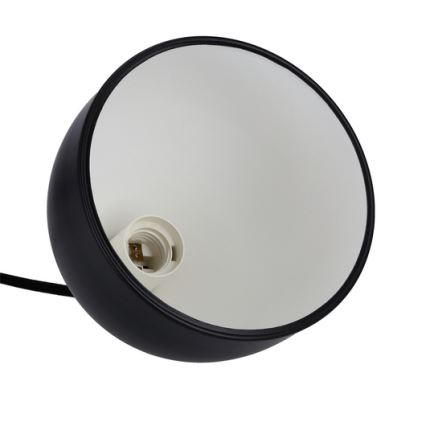 Suspension filaire YSTAD 1xE27/40W/230V noir