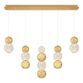 Suspension LED CREMONA LED/27W/230V 3000K dorée