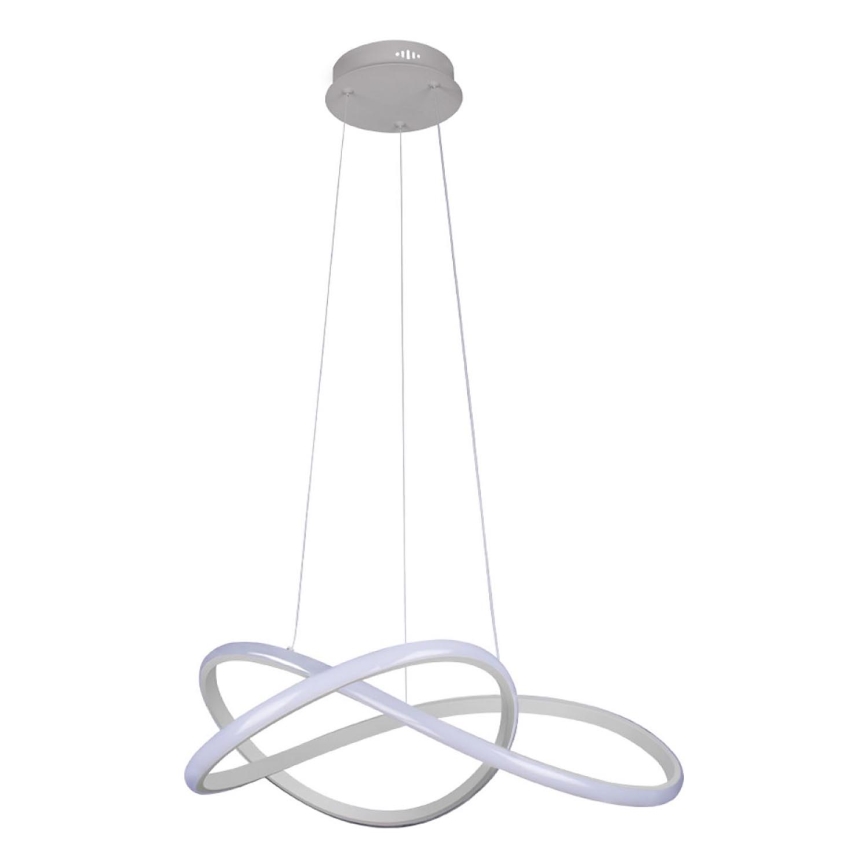 Suspension LED dimmable sur câble, 85 W, 230 V, 3000–6500 K, Ø 60 cm, avec télécommande