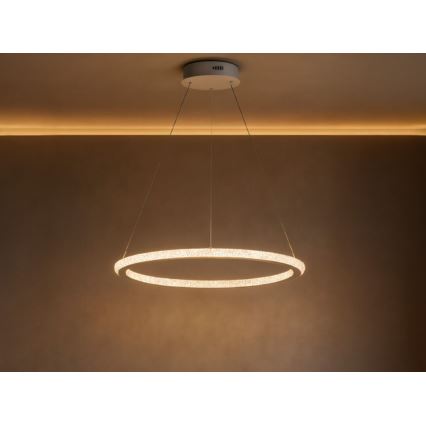 Suspension LED dimmable sur câble LED/90W/230V 3000-6500K Ø 60 cm + télécommande