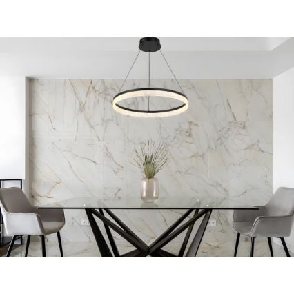 Suspension LED dimmable sur câble ALIANZ LED/60W/230V 3000-6000K Ø 80 cm + télécommande