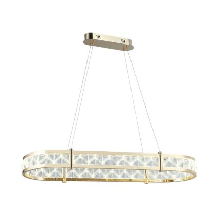 Lustre en cristal dimmable sur câble ENRIQUE LED/50W//230V 3000-6000K + télécommande
