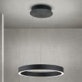 Suspension LED dimmable sur câble KOLK LED/40W/230V 2700/3000/4000K Ø 40 cm noire