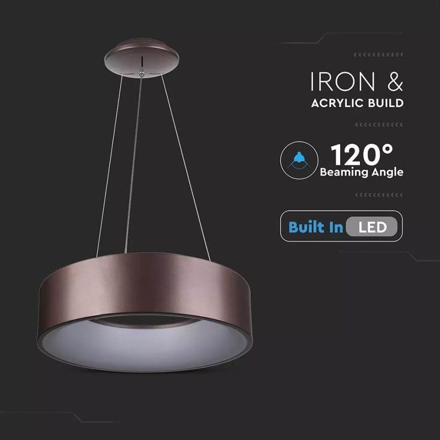 Suspension LED dimmable sur câble LED/20W/230V