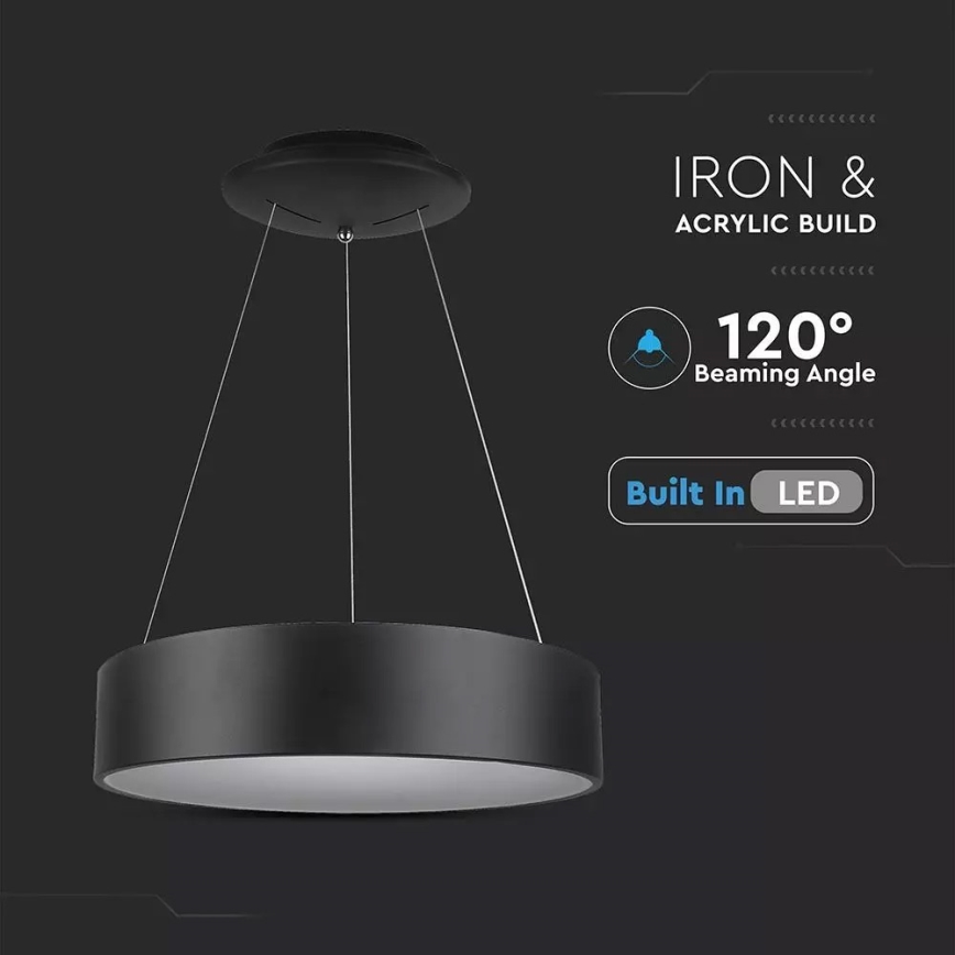 Suspension LED dimmable sur câble LED/30W/230V