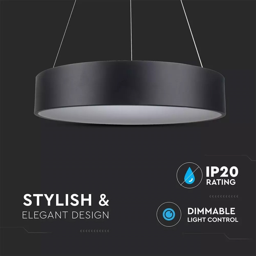 Suspension LED dimmable sur câble LED/30W/230V