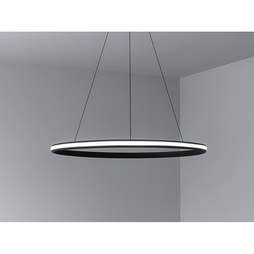 Suspension LED dimmable sur câble, 55W/230V, 3000-6500K, Ø 60 cm + télécommande incluse