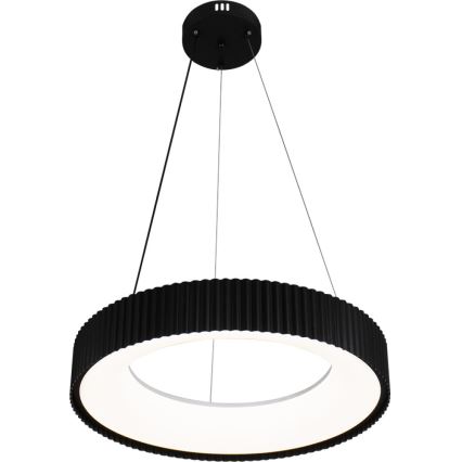 Suspension LED dimmable sur câble, 75 W / 230 V, 3000–6500 K, Ø 49 cm + télécommande
