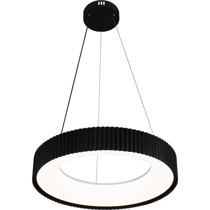 Suspension LED dimmable sur câble, 75 W / 230 V, 3000–6500 K, Ø 49 cm + télécommande