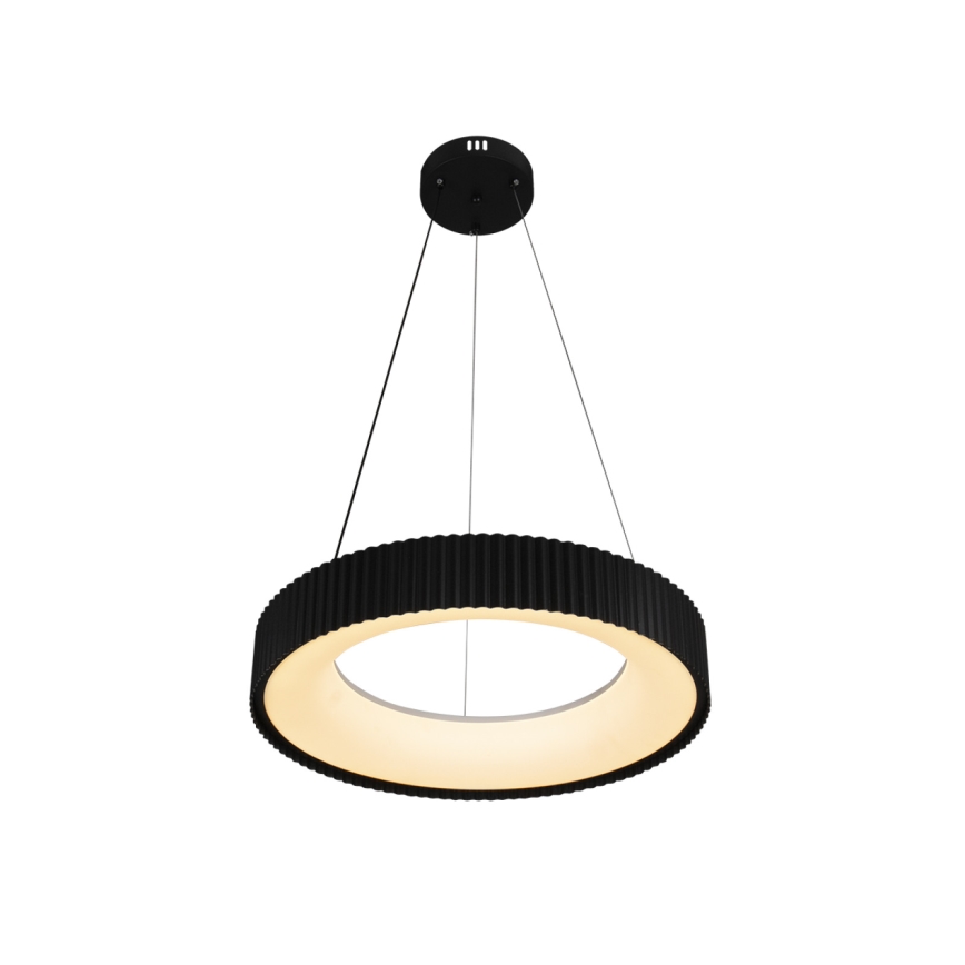 Suspension LED dimmable sur câble, 75 W / 230 V, 3000–6500 K, Ø 49 cm + télécommande
