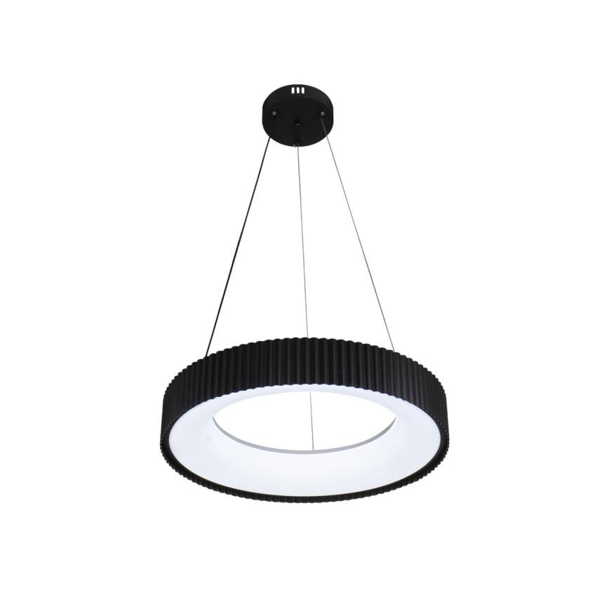 Suspension LED dimmable sur câble, 75 W / 230 V, 3000–6500 K, Ø 49 cm + télécommande