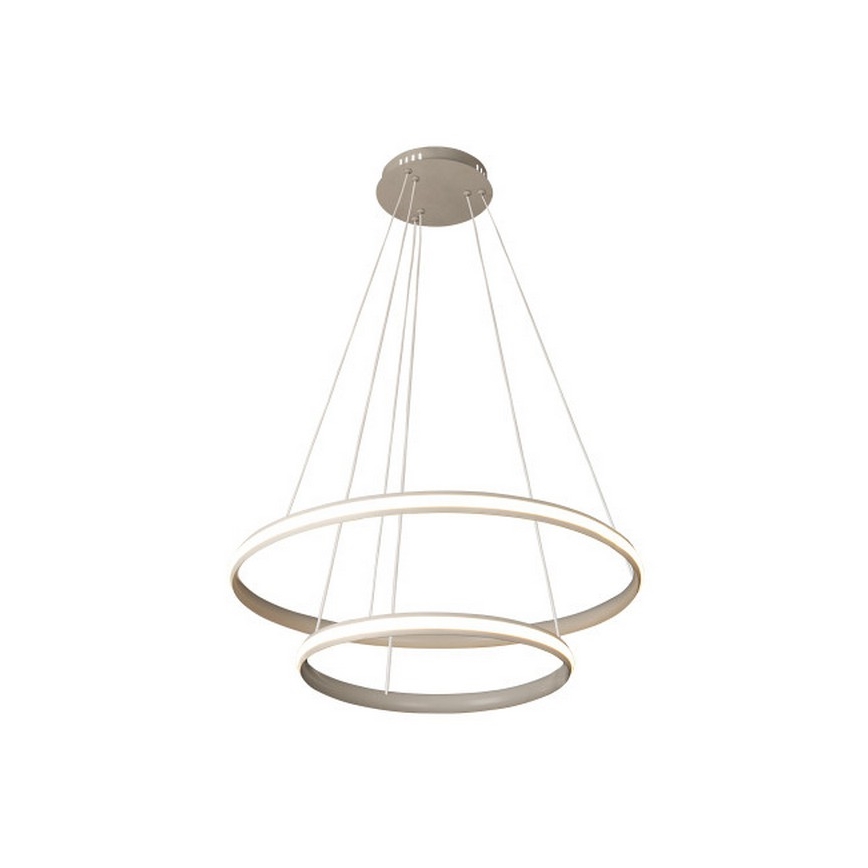 Suspension LED dimmable sur câble, 90W/230V, 3000-6500K, Ø 60 cm + télécommande