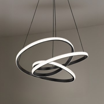 Suspension LED dimmable sur câble LED/90W/230V 3000-6500K Ø 47 cm + télécommande