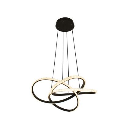 Lustre LED dimmable suspendu sur câble LED/95W/230V 3000–6500K Ø 57 cm + télécommande