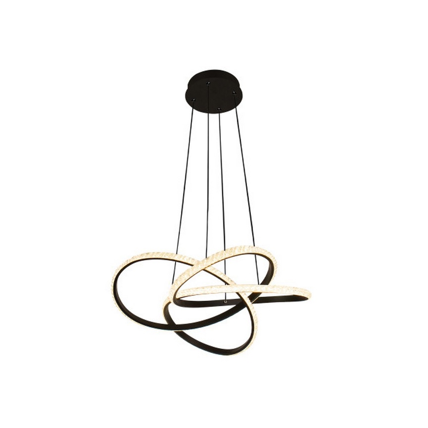 Lustre LED dimmable suspendu sur câble LED/95W/230V 3000–6500K Ø 57 cm + télécommande