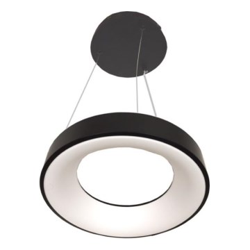 Suspension LED DRAX LED/32W/230V 4000K Ø 38 cm noir