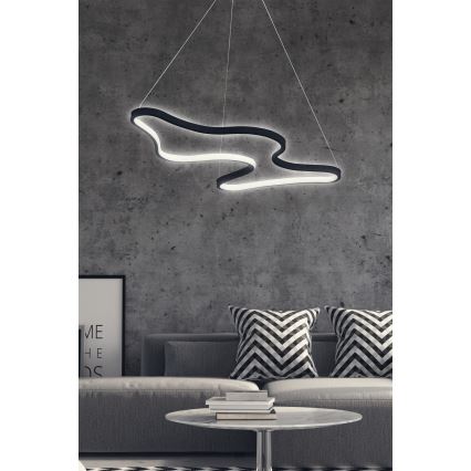Suspension LED sur câble ARTISAN LED/36W/230V 6500K noir