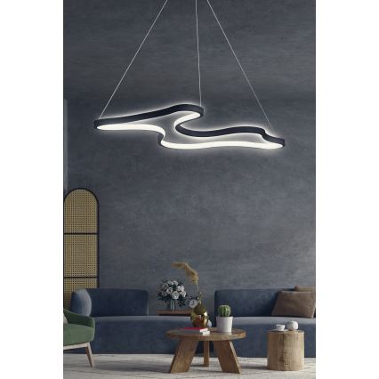 Suspension LED sur câble ARTISAN LED/36W/230V 6500K noir