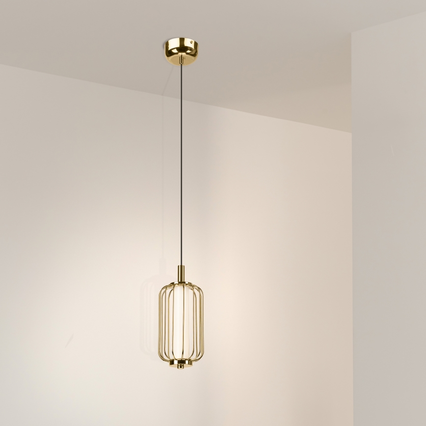 Suspension LED sur câble BONNIE LED/10W/230V 3000K dorée