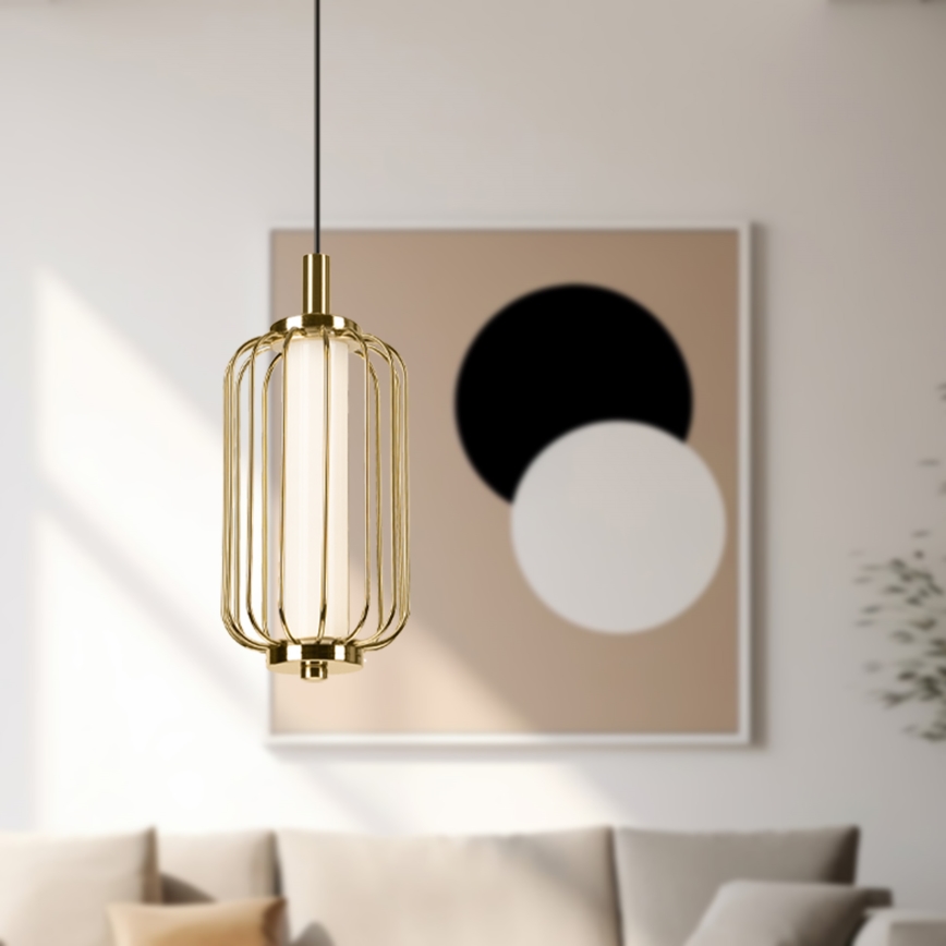 Suspension LED sur câble BONNIE LED/10W/230V 3000K dorée