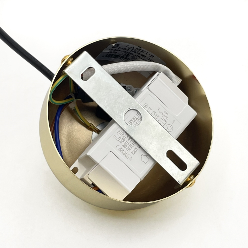 Suspension LED sur câble BONNIE LED/10W/230V 3000K dorée