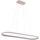Suspension LED sur câble CASHMERE LED/80W/230V 30x100 cm blanche