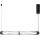 Suspension LED sur câble CORTE LED/18W/230V noire