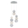 Suspension LED sur câble CREMONA LED/17W/230V 3000K chrome mat