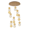 Suspension LED sur câble CREMONA LED/51W/230V 3000K, finition dorée