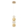 Suspension LED sur câble CREMONA LED/7W/230V 3000K dorée