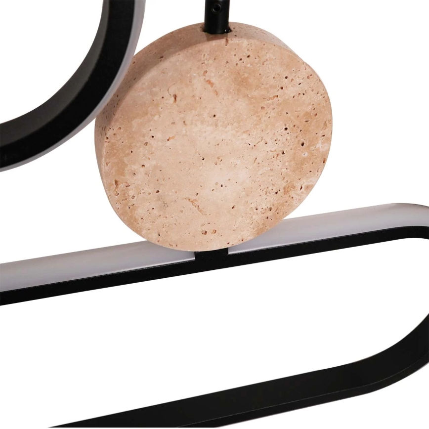 Suspension LED sur câble FLORENTYNA LED/48W/230V 4000K noir/beige