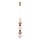 Suspension LED sur câble FLORES LED/20W/230V doré/orange/marron