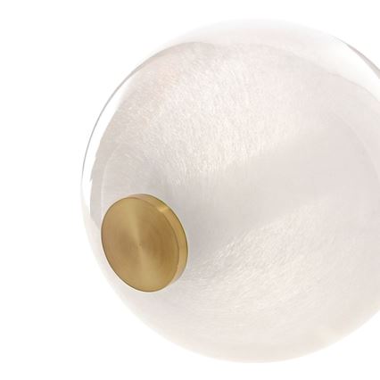 Suspension LED sur câble FLORES LED/20W/230V doré/orange/marron