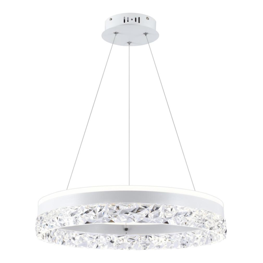 Suspension LED sur câble FROZI LED/32W/230V Ø 50 cm blanche