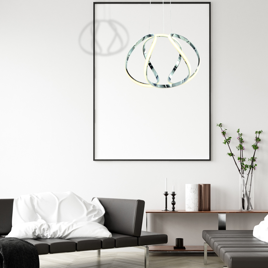 Suspension LED sur câble GLOBE LED/50W/230V