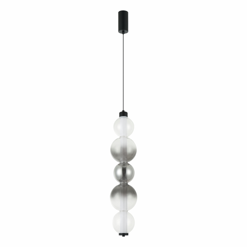Suspension LED sur câble LUMMI LED/19W/230V noir/fumé