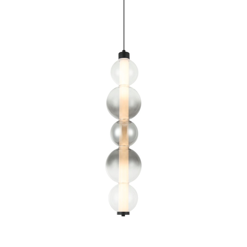 Suspension LED sur câble LUMMI LED/19W/230V noir/fumé