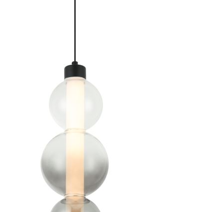 Suspension LED sur câble LUMMI LED/19W/230V noir/fumé