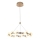 Suspension LED sur câble MARS LED/50W/230V 3000K dorée