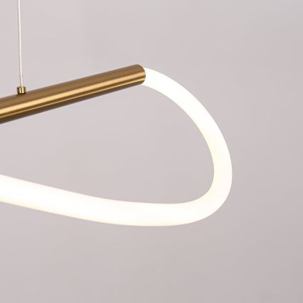 Suspension LED sur câble MELECA LED/24W/230V 3000/4000/6000K 100 cm dorée