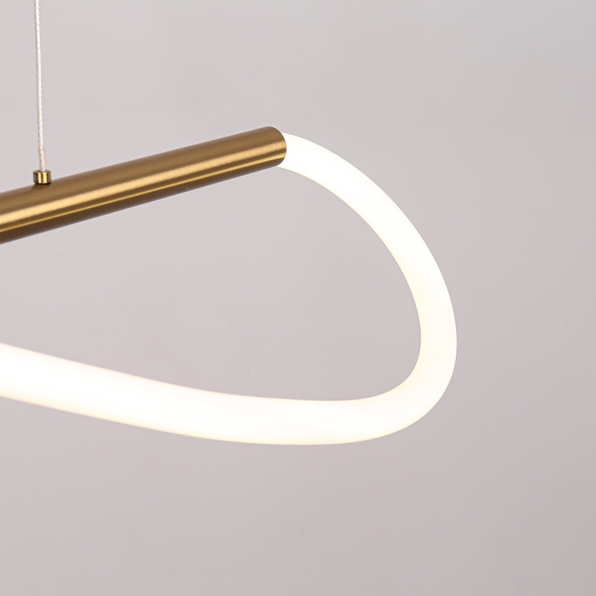 Suspension LED sur câble MELECA LED/24W/230V 3000/4000/6000K 100 cm dorée