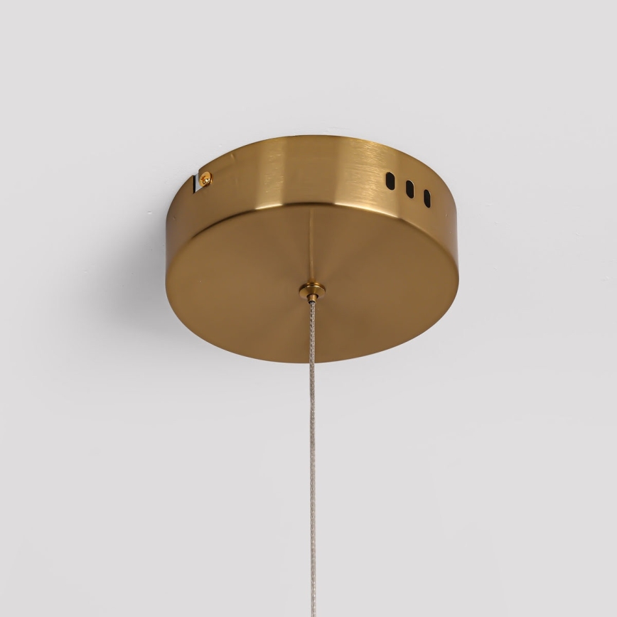 Suspension LED sur câble MELECA LED/24W/230V 3000/4000/6000K 100 cm dorée
