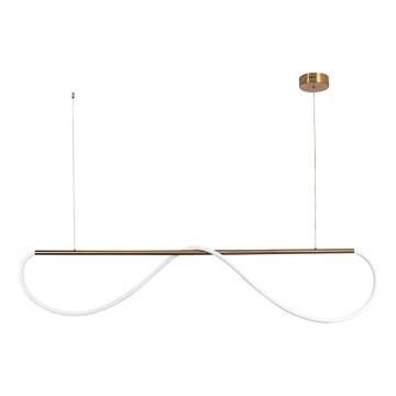 Suspension LED sur câble MELECA LED/36W/230V 3000/4000/6000K 160 cm dorée