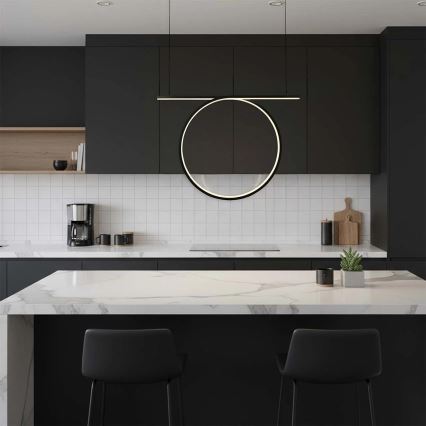 Suspension LED sur câble ODETTA LED/30W/230V 4000K noire