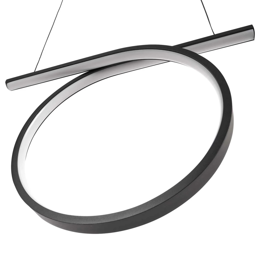 Suspension LED sur câble ODETTA LED/30W/230V 4000K noire