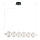 Suspension LED sur câble PELLUCID LED/23W/230V dorée/transparente