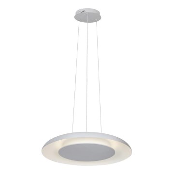 Suspension LED sur câble PIATTINO — 30 W, 230 V, 2700/3200/4000 K, Ø 40 cm, blanc