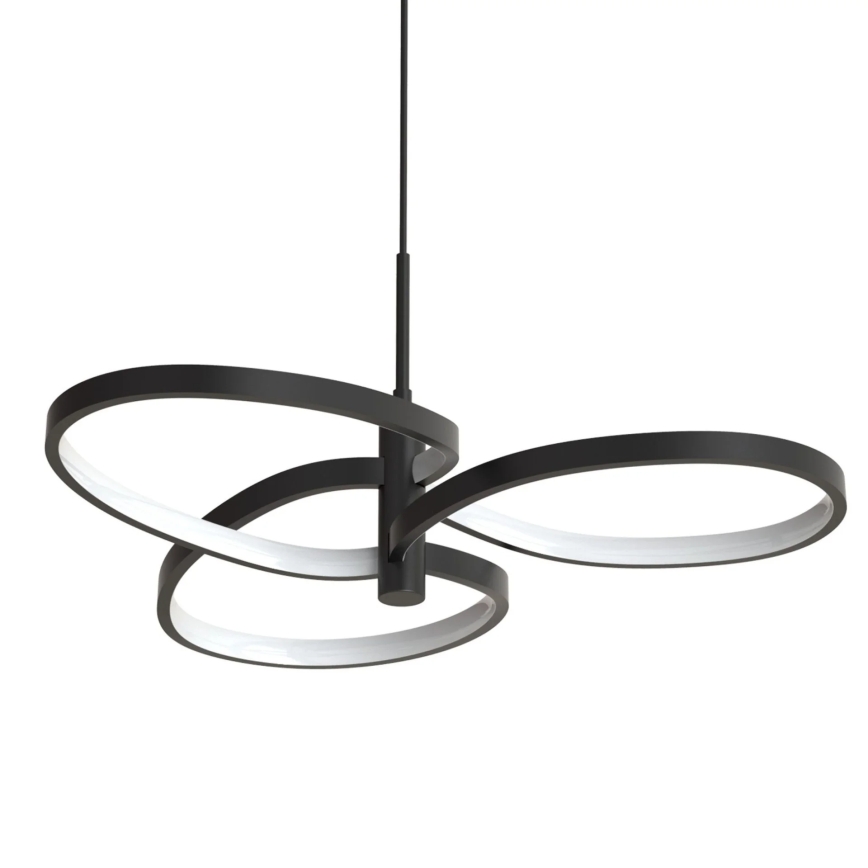 Suspension LED sur câble RIBBON LED/25W/230V 4000K noir